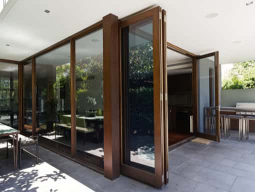 This is a photo of aluminium bi fold doors installed by Bi-Fold doors Southampton